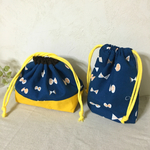 ちょうちょ♡お弁当袋＋コップ袋(巾着袋)