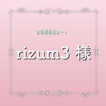 ☆　お客様専用カート　rizum3 様　☆