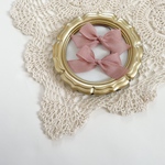 cotton organdy ribbon -pink almond-
