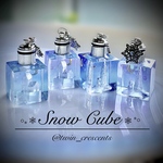 【A紫】SnowCubeネックレス