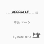 30001315 様 専用ページ