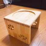 rikutashu様専用ペット、犬、猫用　フードスタンド　フードテーブル　木製　餌台　餌入　水入れ　ご飯台