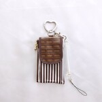 キッズ携帯＆リールキーケース☆通学の必需品♡ミルクチョコ