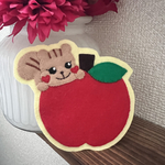 再販5★りんごとリスの名札