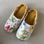 ルームシューズ (バブーシュ )Ｌサイズ　リバティ　イルマ 