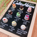 一口ケーキメニューボード　