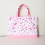 ふんわりコスメのミニレッスンバッグ☆ピンク☆