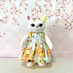 こはるちゃん用　マーガレット、ガーベラミニドレス　セットアップ