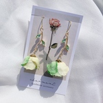 ツートン薔薇ピアス♡