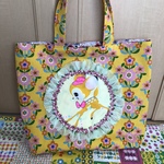昭和レトロ☆トートバッグ☆イエロー