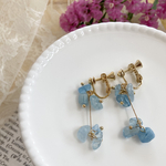 3月の誕生石⚪︎アクアマリンピアス／イヤリング