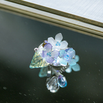 紫陽花のビジューポニーフック