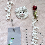 whip bear brooch
