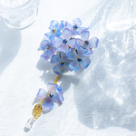 ２色紫陽花＜あじさい＞の簪（青紫）orヘアクリップ