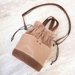 フォルムがかわいい♡2way巾着バッグ