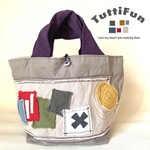tuttifun＊紫の持ち手のおでかけばっく