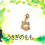 マスクチャーム　キラキラ猫顔