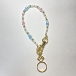 【花蓮様専用】ブルーとピンクのバッグチャーム💎