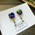 星空とクジラ　樹脂ピアス
