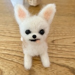 【送料無料】羊毛フェルト チワワ
