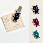 【しっかりかわいく挟みたい】虫バイキンのクリップ（虫歯）