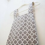 大人用エプロン・バッククロスエプロン（モロッカン・グレー）☆送料無料☆