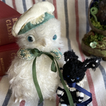 【こぶた様専用】①白カラスのぬいぐるみ　黒ウサギのぬいぐるみ付き