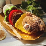【Lサイズ】おままごと キング焦げくまバーガー