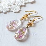 -flower drop- ピアス/イヤリング