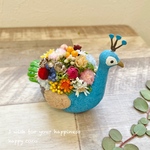 《新作》＊＊カラフルなpeacockポット＊。・＊