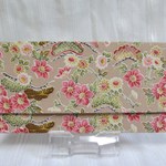 チケットケース　和柄ピンク