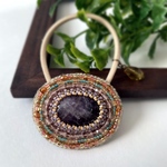 【再販感謝】＊アメジストのヘアゴム(アンティーク)＊