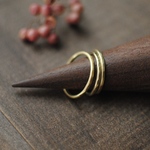 槌目真鍮リング1.5mm