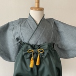 ベビー袴　小紋柄シリーズ　七宝柄　80
