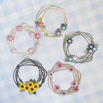 ダイカット・クラフトパンチのお花のリース