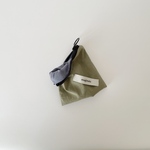 poitto10深型 天然色素染nylonポーチ Oak×Log wood