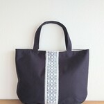 トートバックダーツ入り✤小花柄ホワイトレース