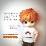 【プリントTシャツ】虹🌈　ねんどろいどどーる オビツ11 ドール服