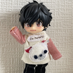 クマの長袖Tシャツ ねんどろいどどーる オビツ11用