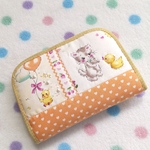 レトロ♡Hello Baby♡hug me    ラウンドファスナー財布　　Sファスナー