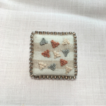 shikaku sankaku broach F silver