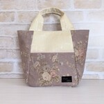ＹＵＷＡ布のトートバッグちょっと大きめくすみぱ