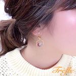 【再販３】天然石のジュレピアス／イヤリング