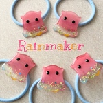 掲載作品★メンダコのヘアゴム★