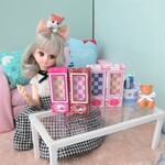 【再販6】ミニチュアドール箱・ミニチュアペーパークラフト・リカちゃんサイズ・りかちゃん・ドール