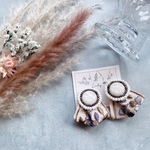 🎀再販🎀last1【受注製作】◆レトロインド刺繍ピアス◆