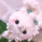 白詰草の花冠ちゃん あみぐるみ