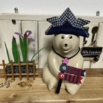 [再販] しろくま貯金箱  お節句 兜 & 鯉のぼりネックレス