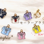 セーラーブラウス　ﾋﾟｱｽ/ｲﾔﾘﾝｸﾞ(ペア) 