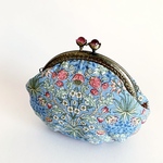 ウィリアムモリス&リバティ　がま口ポーチ